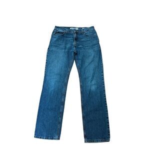 Ariat legacy M2 Mens 34x36 Blue Relaxed Boot Cut jeans denim work pants